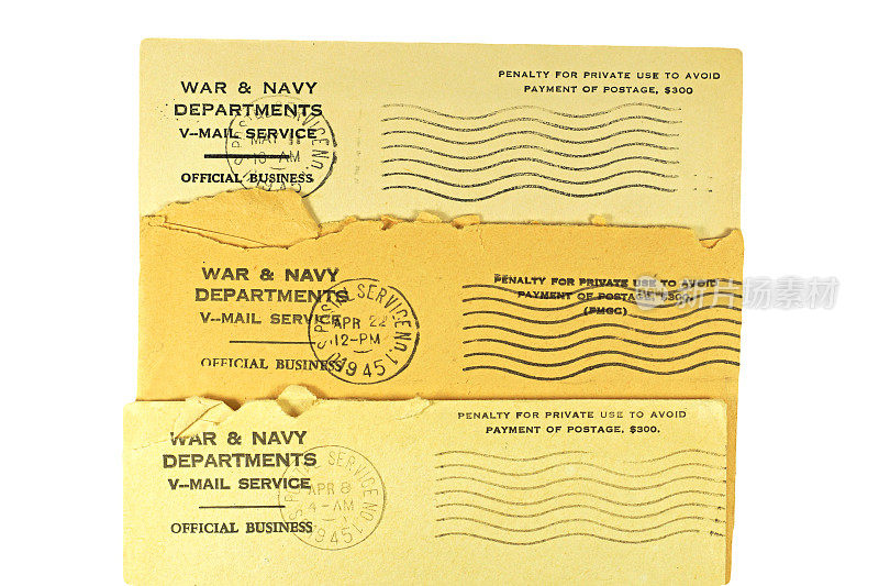 第一次世界大战V-Mail信封1945