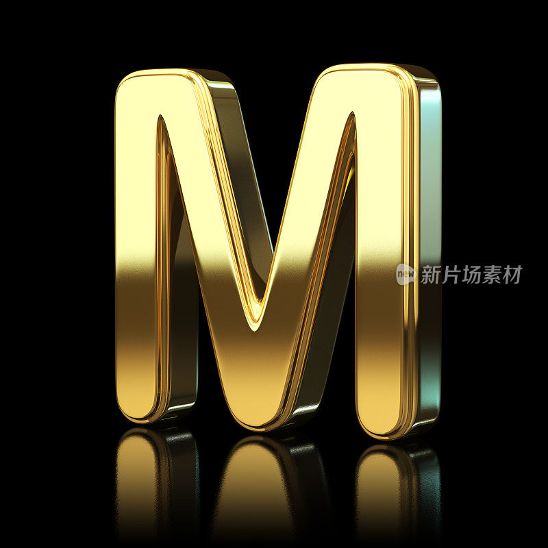 黄金字母M