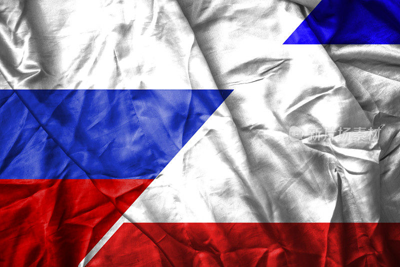 俄罗斯和克里米亚国旗