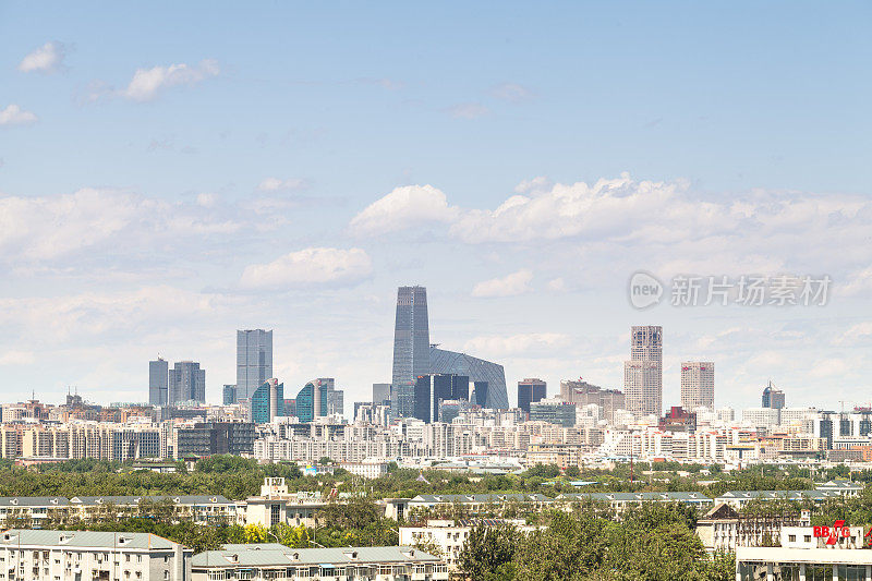 中国北京令人惊叹的天际线