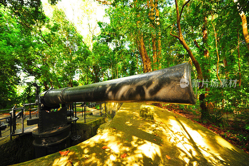 新加坡拉布拉多公园的火炮
