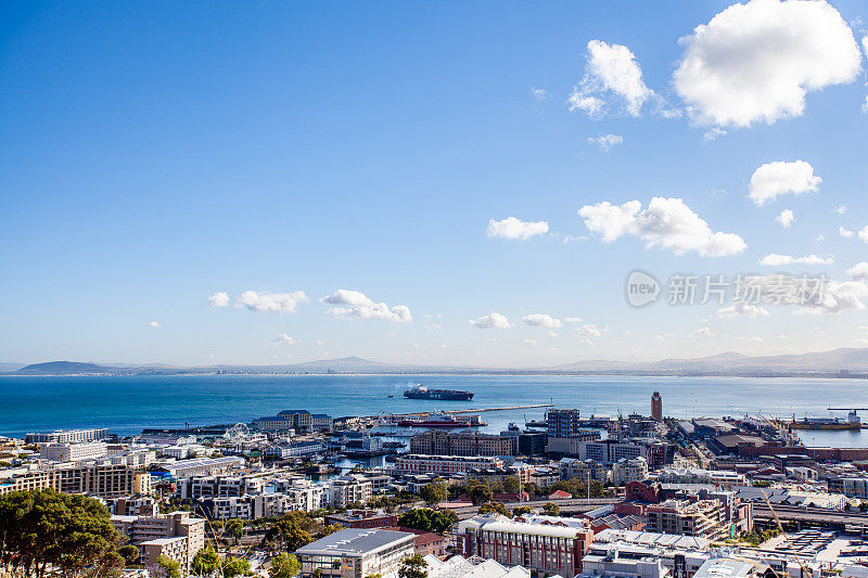 开普敦的海滨地区和桌湾