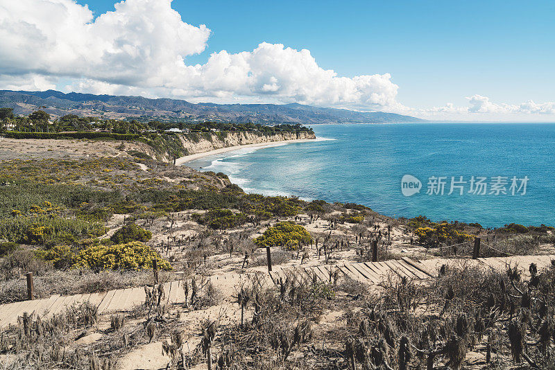 马里布的海岸线