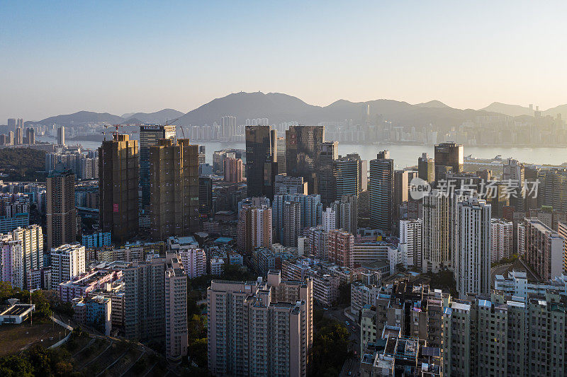 位于香港九龙的住宅区