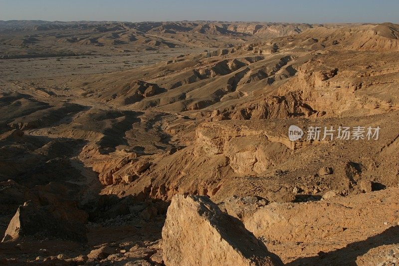 阿拉伯沙漠沙丘，死海约旦山谷