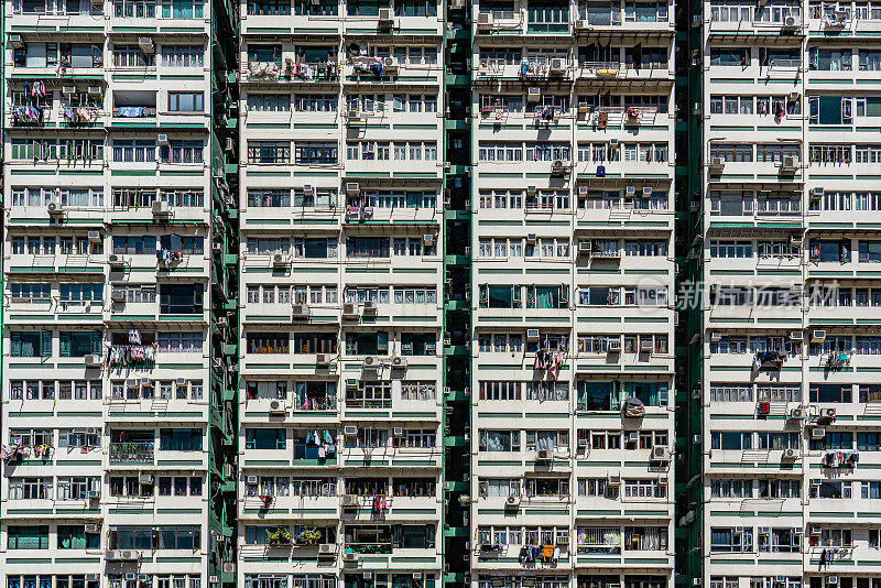 香港九龙的街景