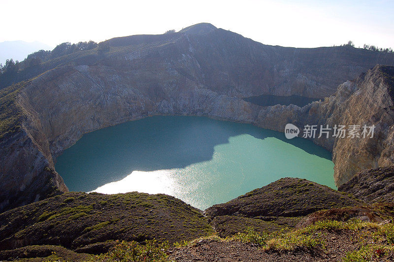 看起来像火山，弗洛雷斯，印度尼西亚