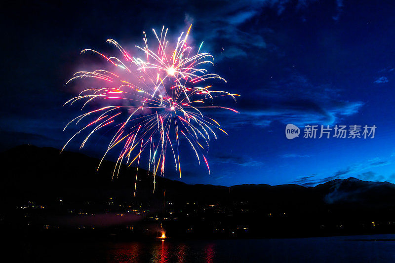 美国独立日(7月4日)庆祝焰火