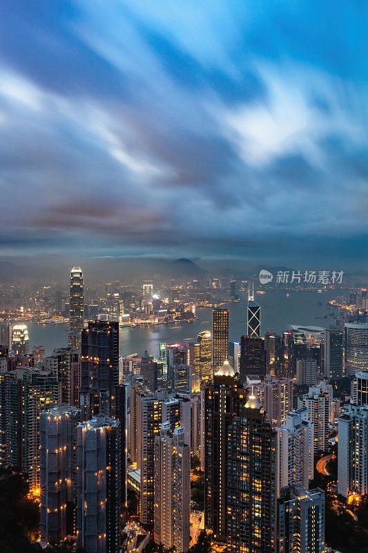 维多利亚港夜景