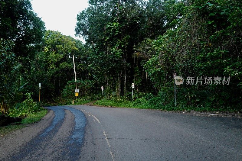 夏威夷的道路