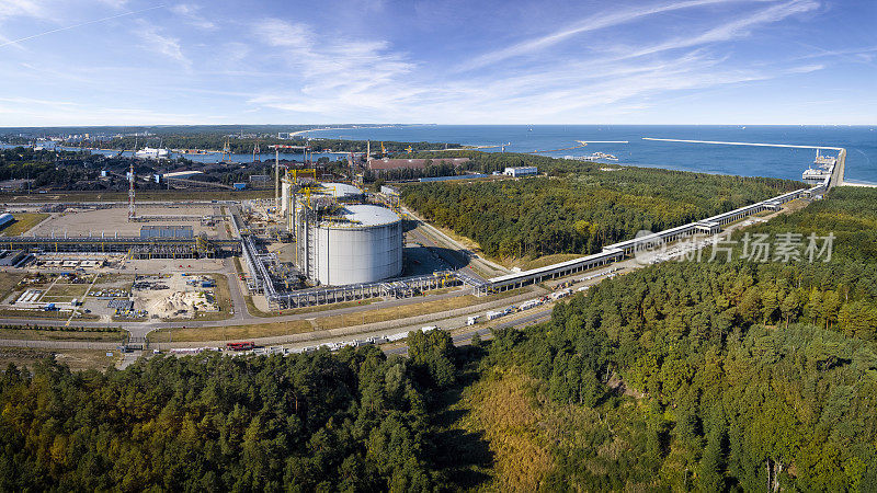 液态天然气储存站，Swinoujscie，波兰