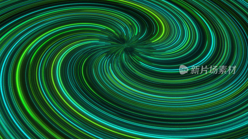 旋转线抽象背景在霓虹灯绿色类似颜色的静止图像