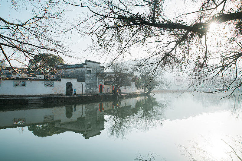 鸟瞰洪村——中国绘画中的一个村庄