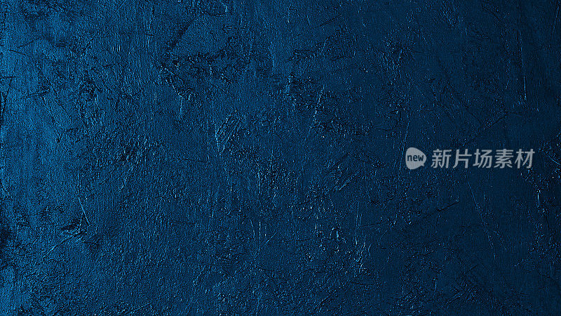 抽象Grunge海军蓝暗灰泥墙背景