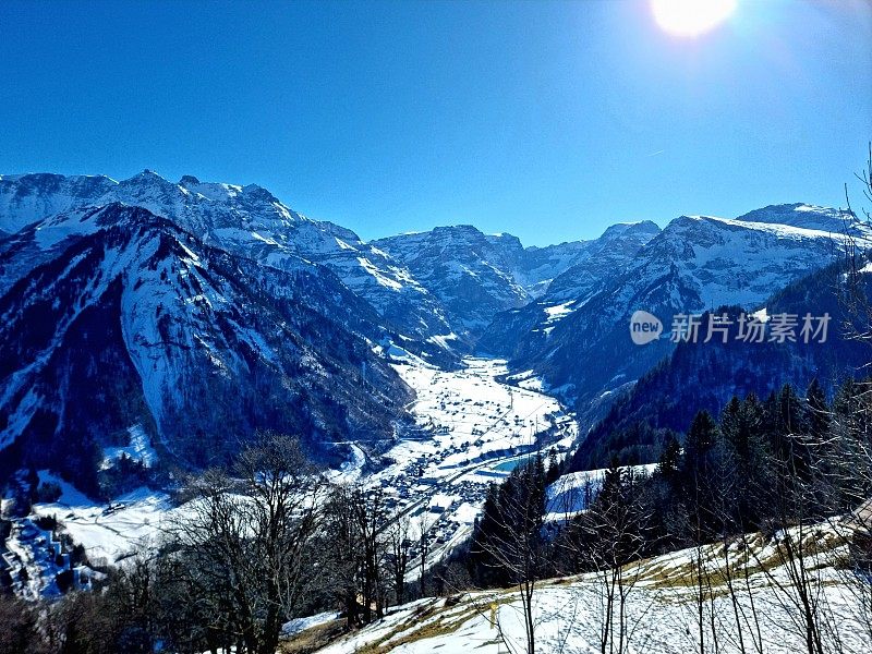 滑雪胜地布劳恩瓦尔德