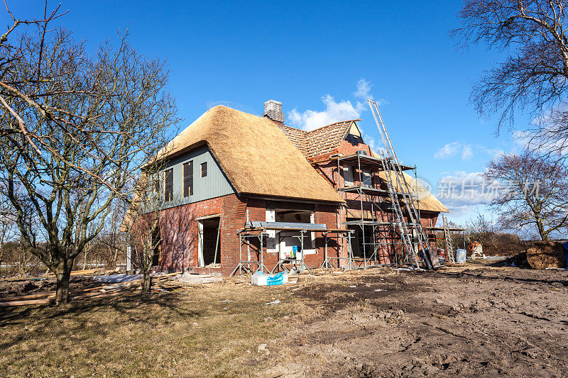 独立房屋建筑工地