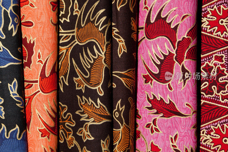 彩色印花蜡染纺织品在印尼纺织市场