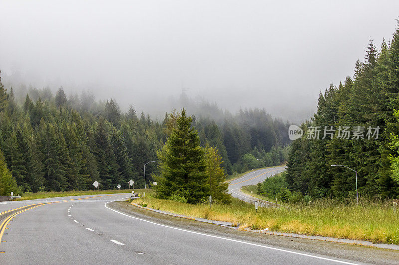 模糊的道路