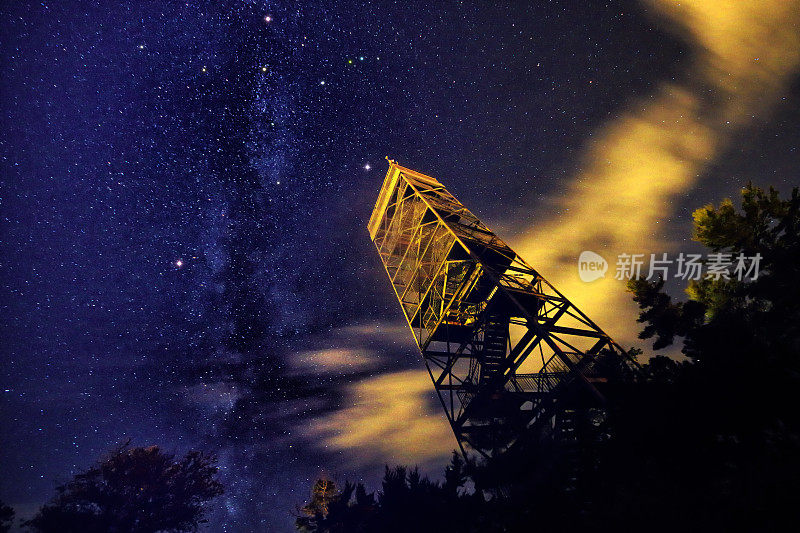 夜空北十字星座