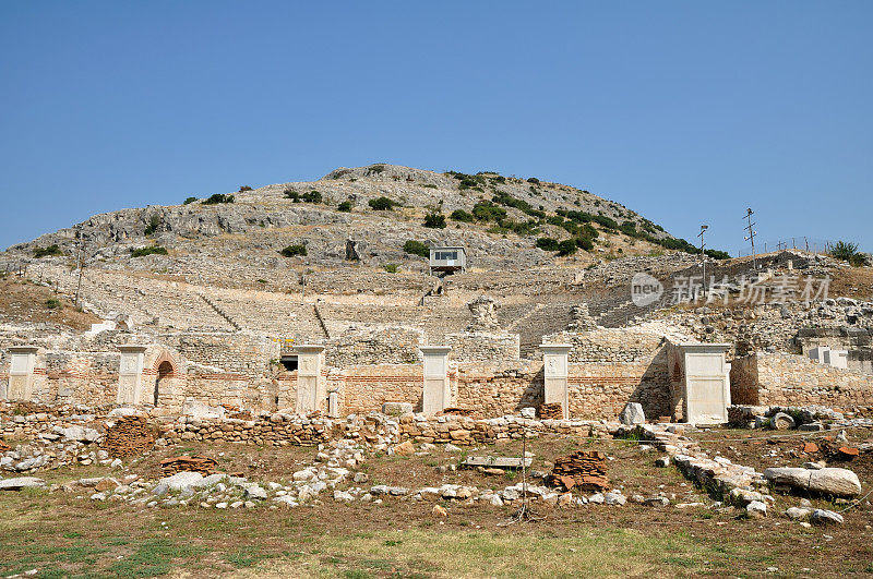 希腊菲利比的古剧场