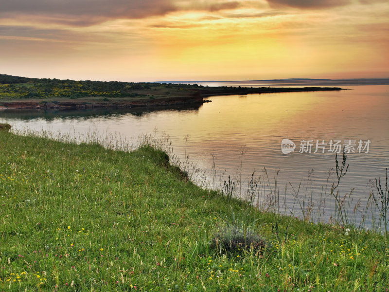 金色的夕阳