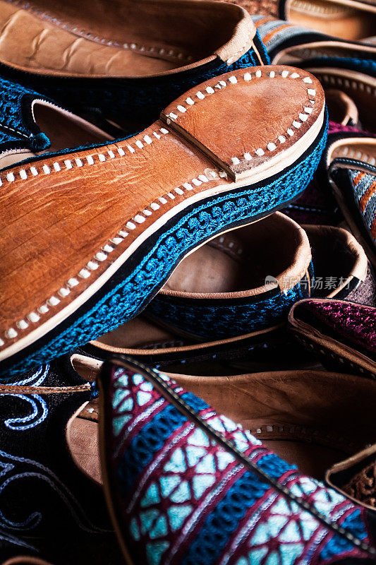 拉贾斯坦邦的传统鞋子