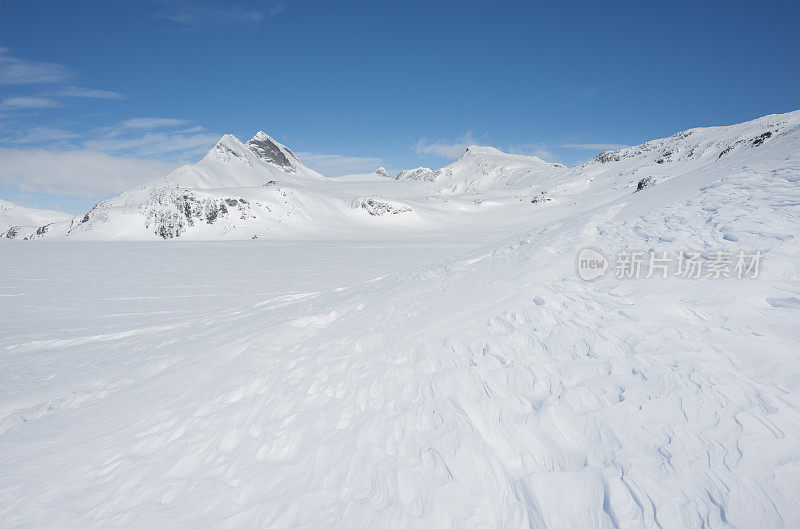 Jotunheimen国家公园的山脉