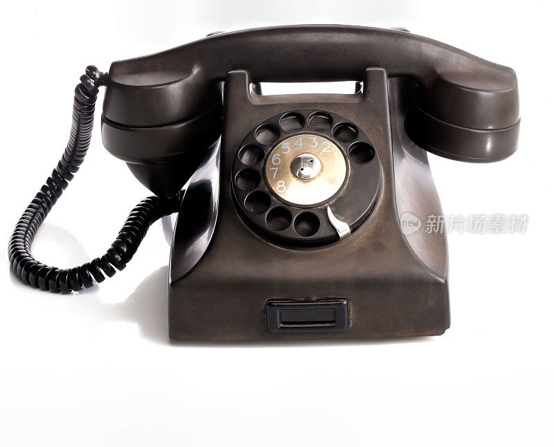 旧电话-桌上的电话