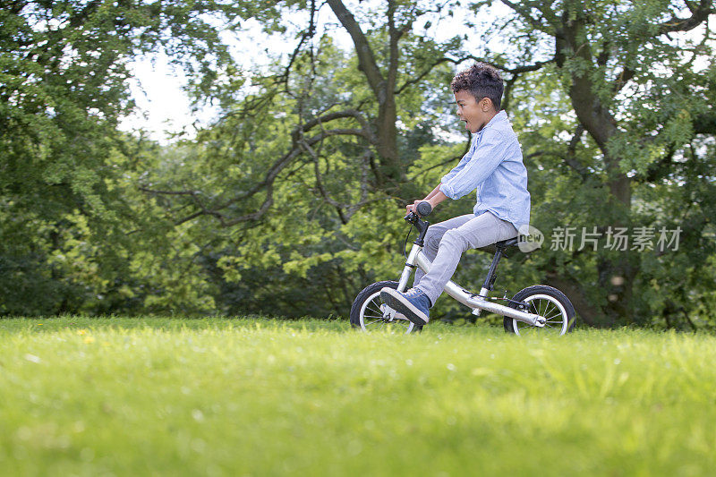 学习骑自行车