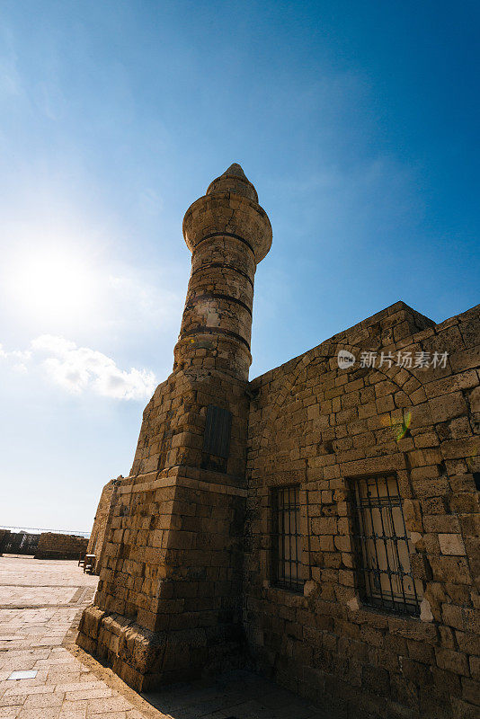 以色列海法凯撒利亚古城的波斯尼亚清真寺