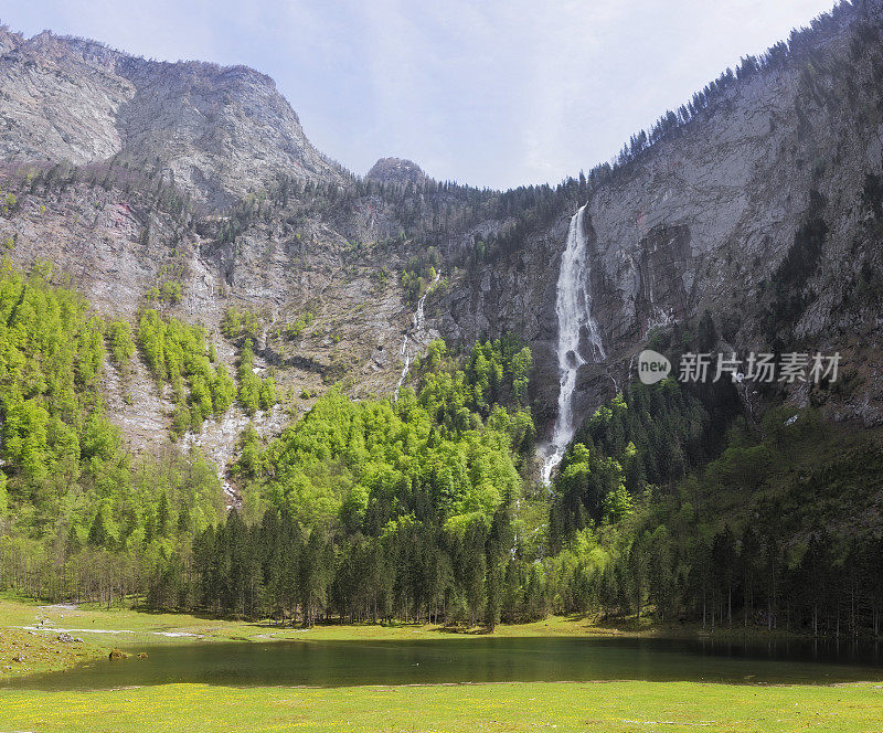 Röthbachfall在贝希特斯加登德国最高的瀑布