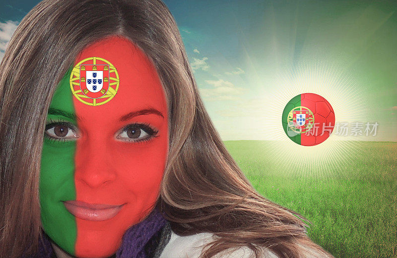 美丽的葡萄牙球迷