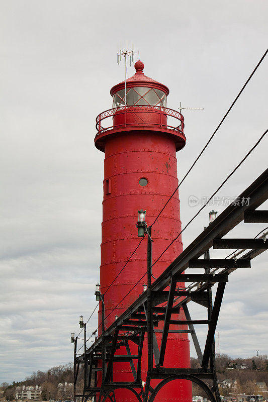 密歇根州格兰黑文的灯塔