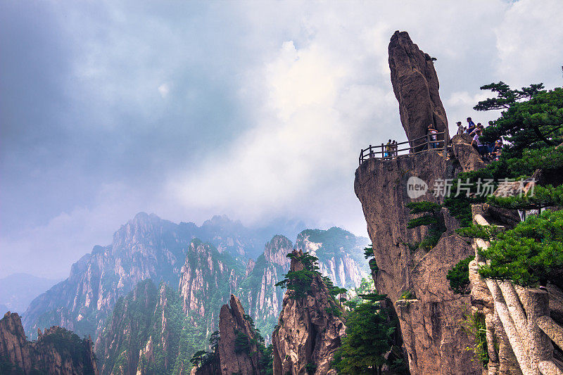 中国黄山——2014年7月29日:黄山之峰