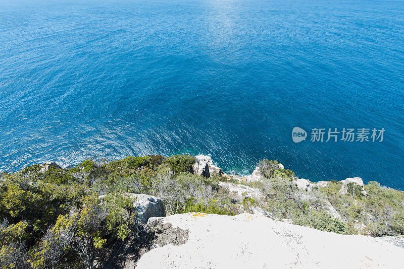 澳大利亚塔斯马尼亚岛的海岸线