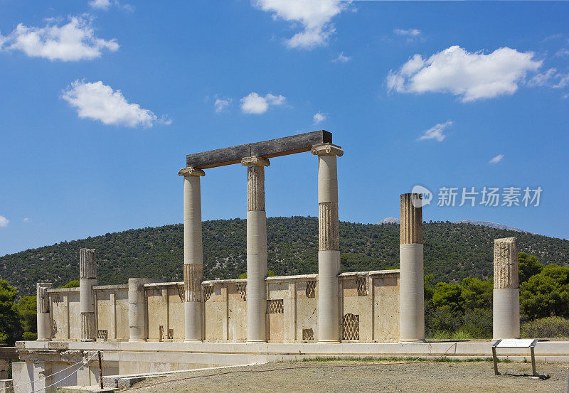 希腊埃皮达夫罗斯的古庙遗址