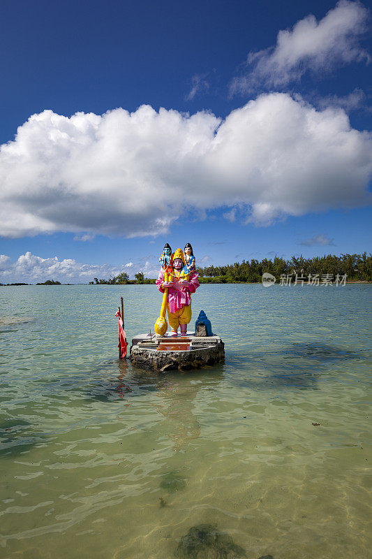 印度教神像，毛里求斯岛