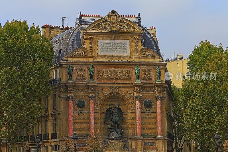 方丹·圣米歇尔·喷泉——法国巴黎