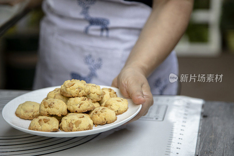 家庭烘焙:花生饼干