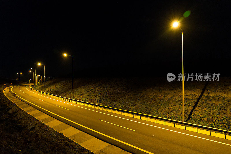 土耳其公路夜景