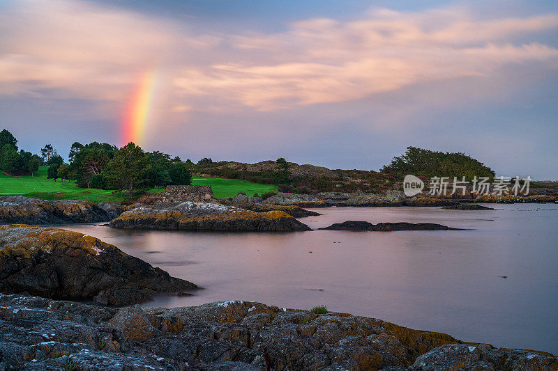 维多利亚公元前彩虹海景