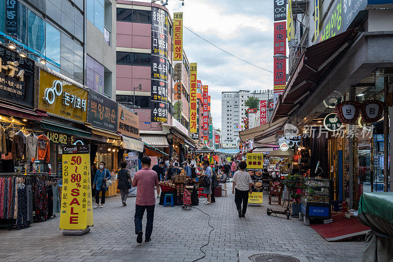 南大门市场韩国首尔的大型传统市场