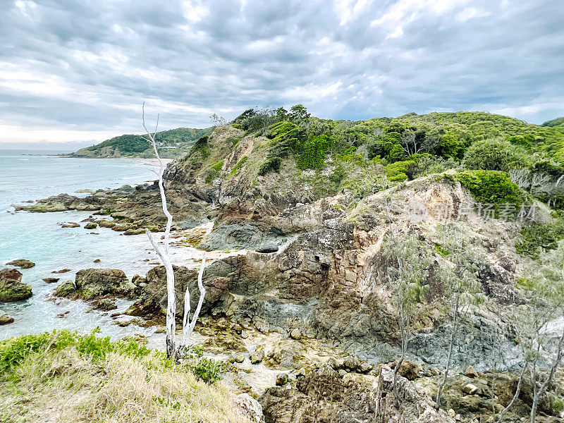 拜伦湾海岸夏季景观