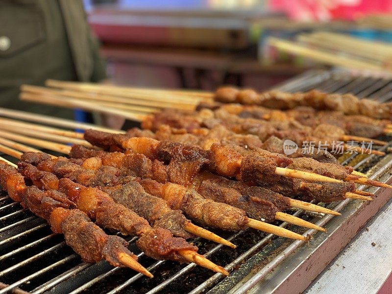 街头食品烤肉串