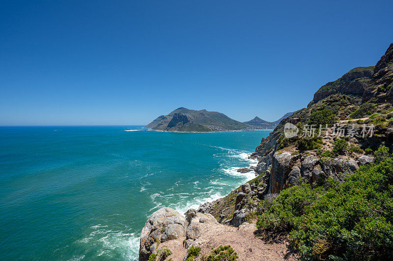 南非开普敦郊外开普半岛上桌山国家公园查普曼峰车道的美丽风景