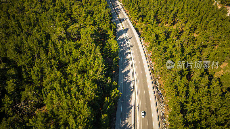 道路鸟瞰图