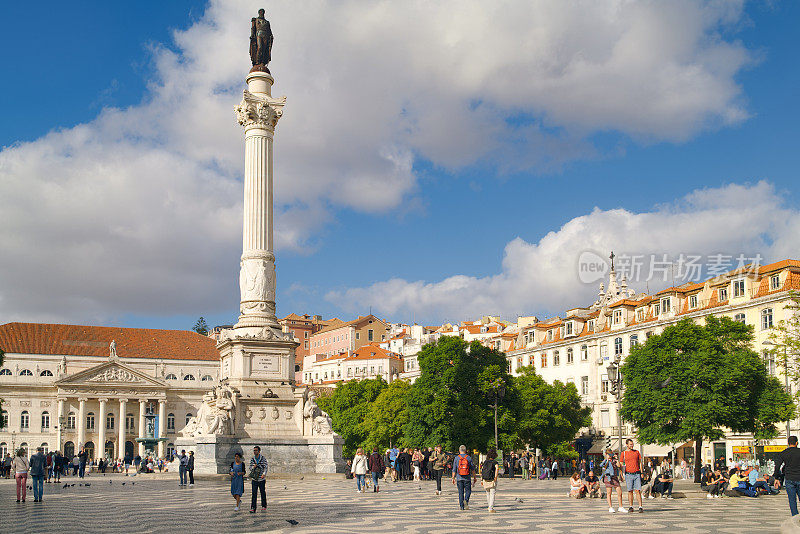 葡萄牙里斯本罗西奥广场