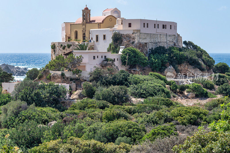 希腊克里特岛的修道院