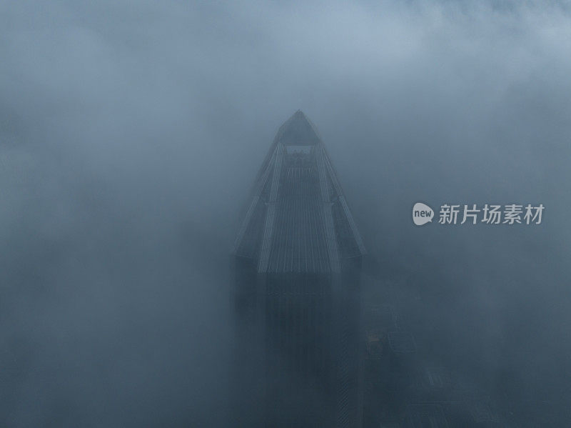 中国深圳平安金融中心鸟瞰图
