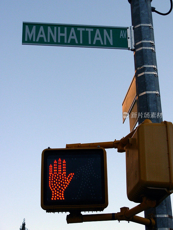 纽约曼哈顿大道的路标